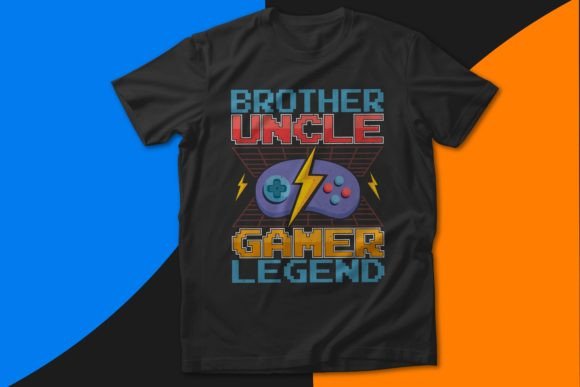 Brother Uncle Gamer Legend Joypad Shirts