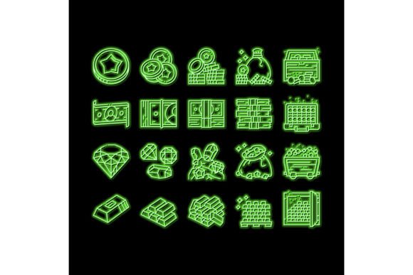 Currency Video Games Neon Glow Icon: Evaluating Visual Assets for Digital Gaming Projects