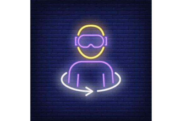 Virtual Reality Neon Icon: Evaluating the Person in VR Design for Modern Projects
